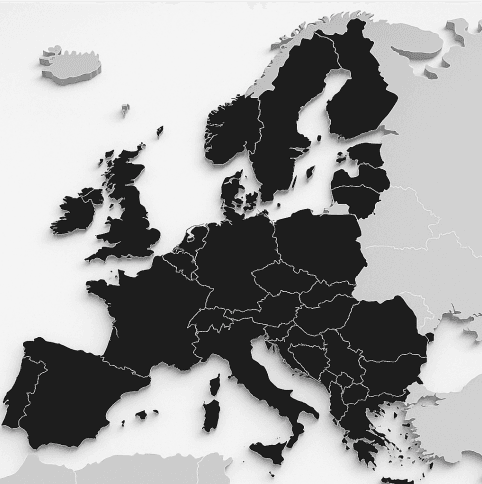 Europe connectivity visualization